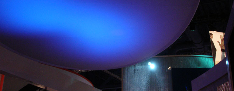 Booth display at the 2007 CES in Las Vegas