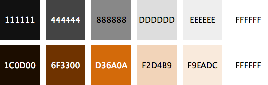 Scaled color scheme